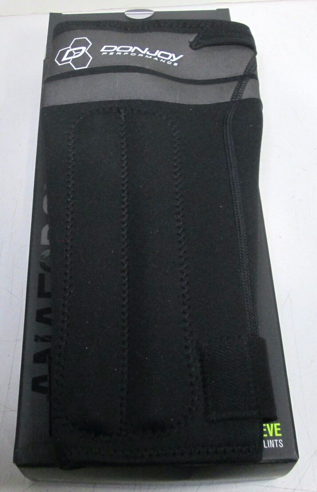 DonJoy Performance ANAFORM Shin Splint Compression Sleeve: Black Medium
