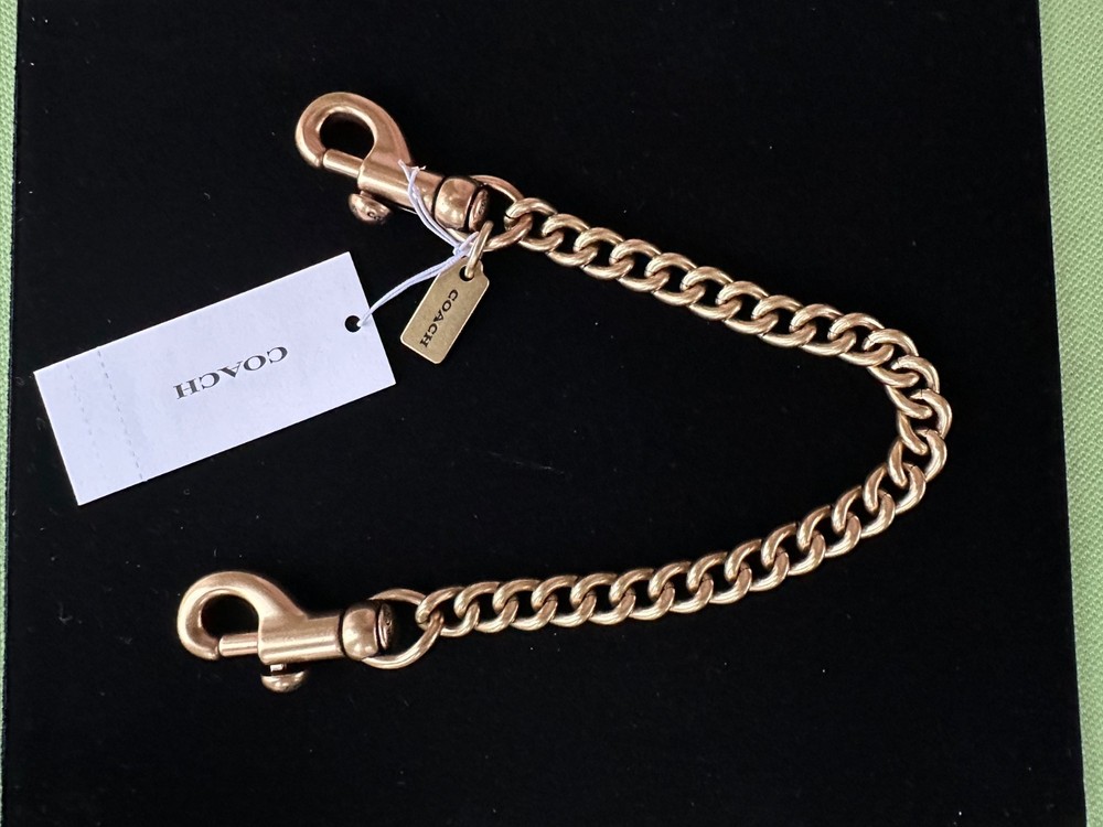 COACH DIY CHAIN STRAP OR CHARM (ASSORTED):NWT (EACH PIECE SOLD SEPARATELY)