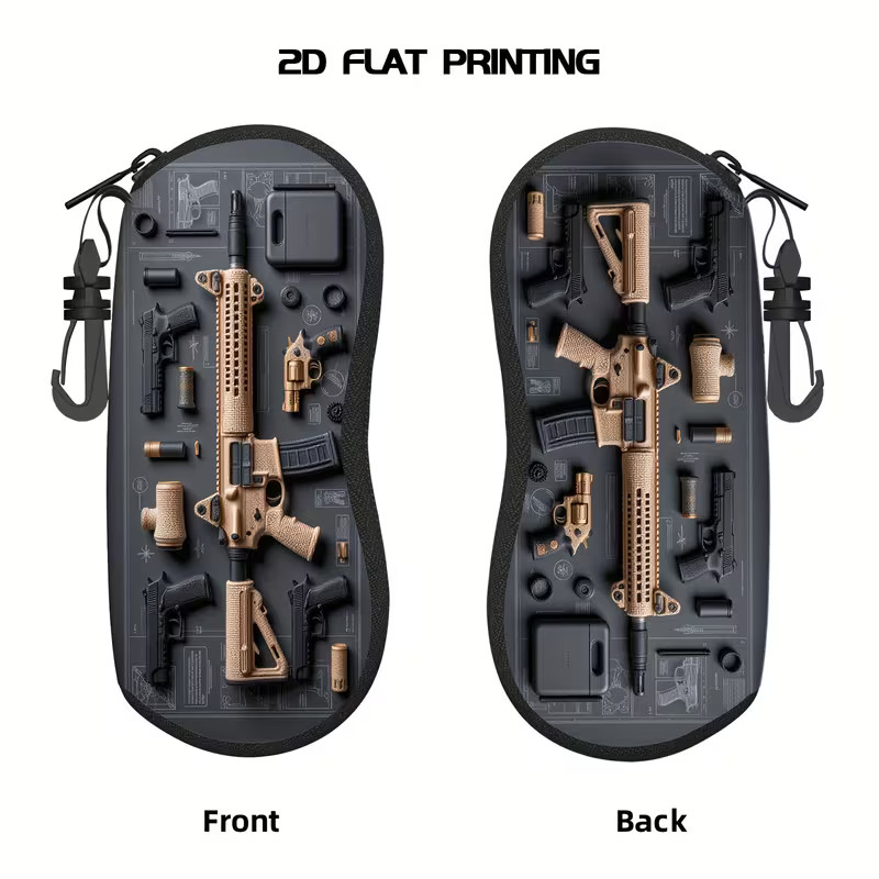 Tactical Glasses Pouch Soft Case Shockproof Sunglasses Case Protective Box