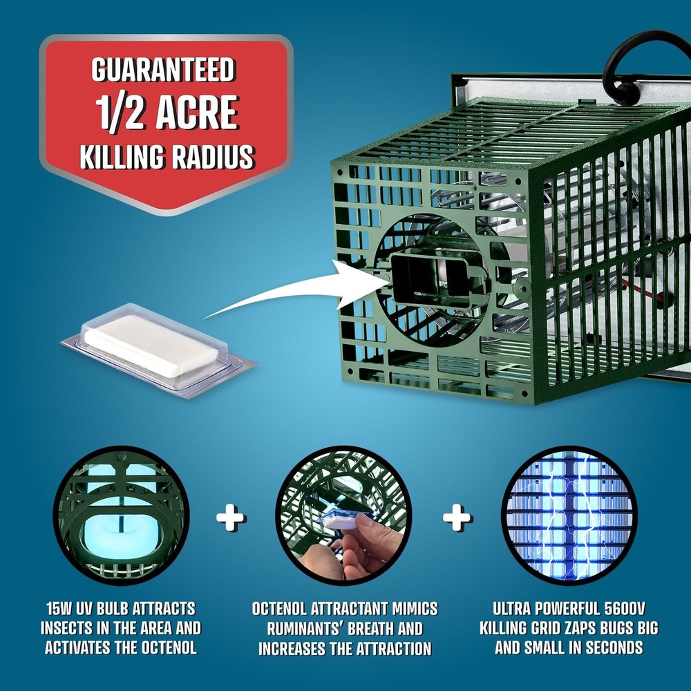 Flowtron Bug Zapper 1 Acre, 40W Bulb, 5600V Grid