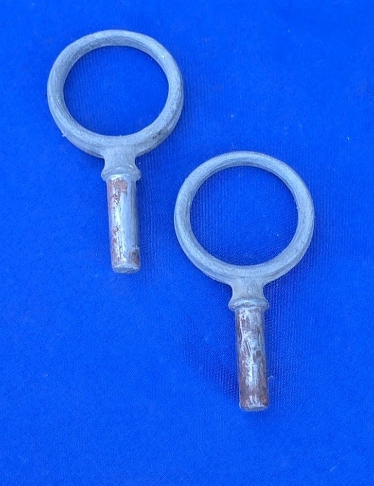 Matching Galvanized Round Oarlocks Rowing Boating 2-1/4"