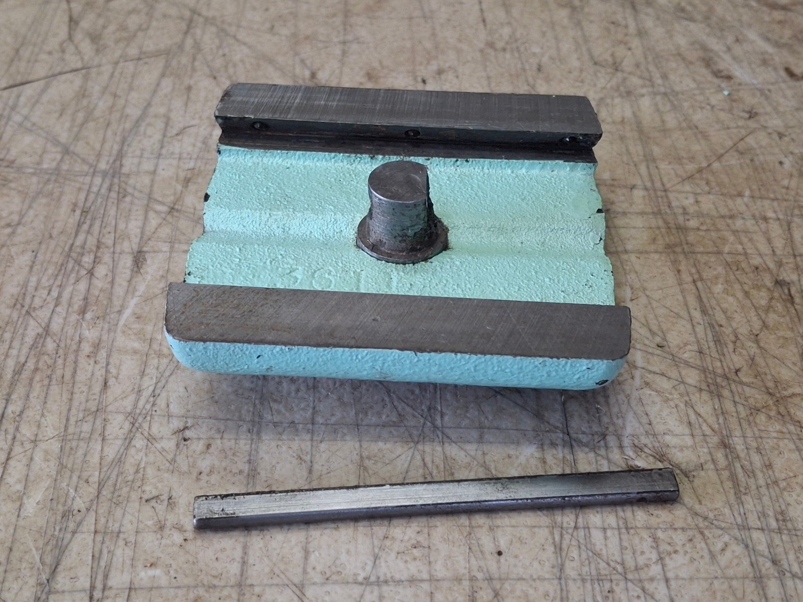 6" Lathe Atlas 618 Craftsman Compound Rest Tool Post Slide Swivel Base 3611 Gibb