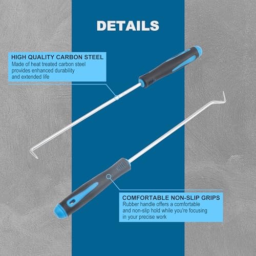 Tool, Pick Hook Set, Gasket Pick Hooks Puller Remover, Pick Tool Set for Car