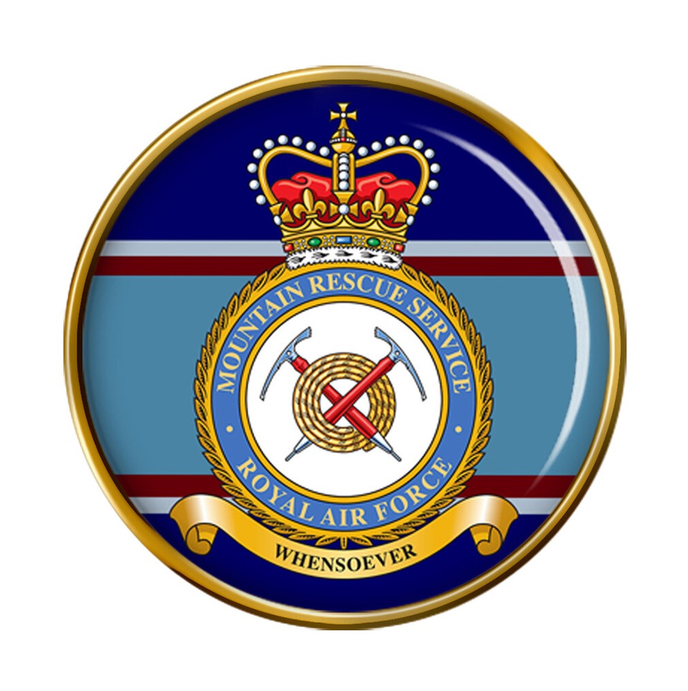 Mountain Rescue Service, RAF Pin Badge
