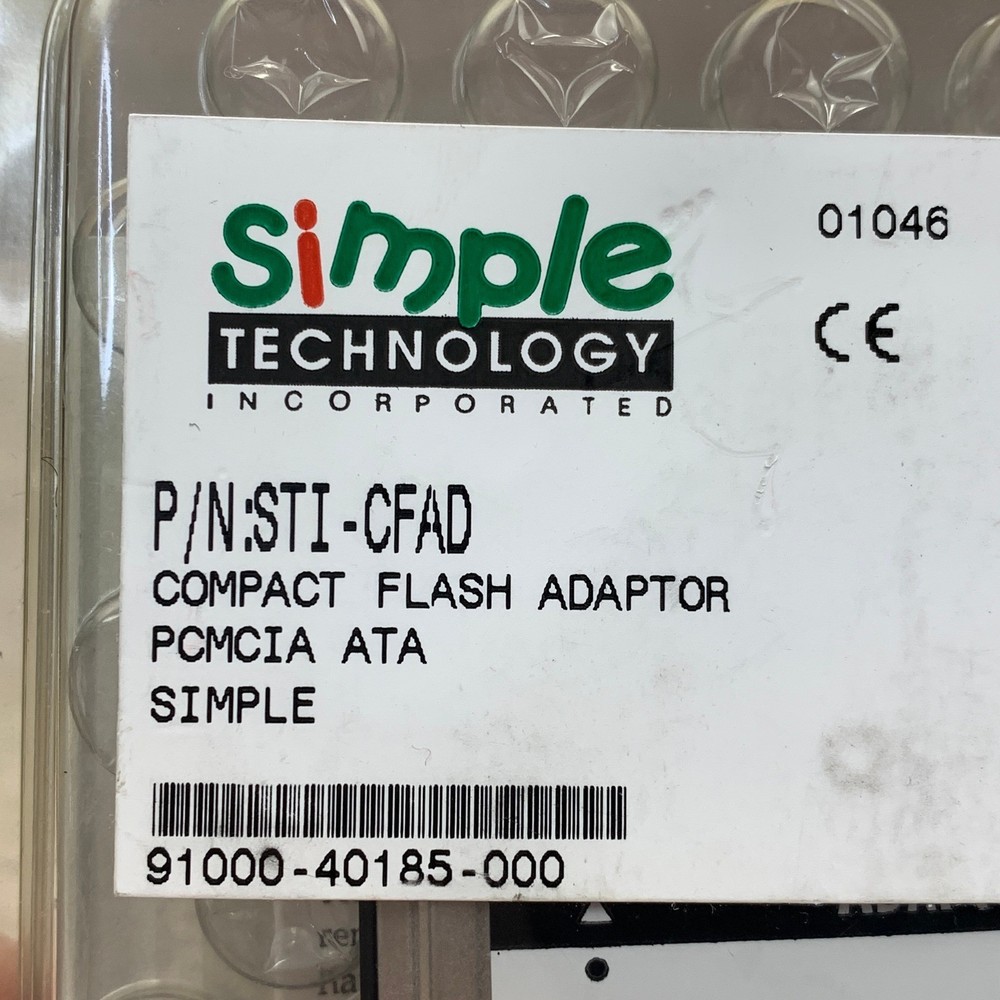 Simple Technology STI CFAD Compact Flash Adapter PCMCIA ATA Memory Upgrade