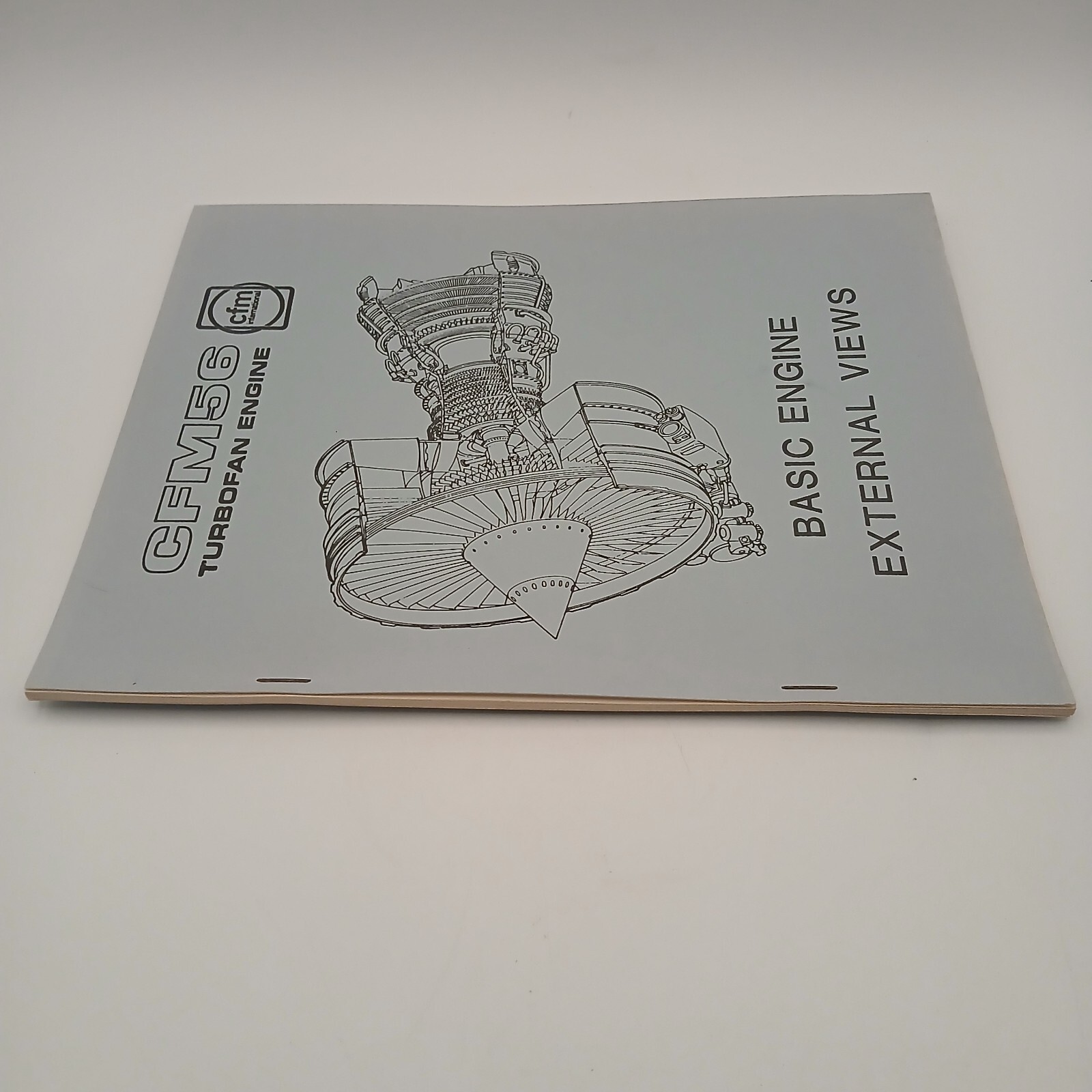 Vintage CFM International CFM56 Turbofan Basic Engine External Views Manual Book
