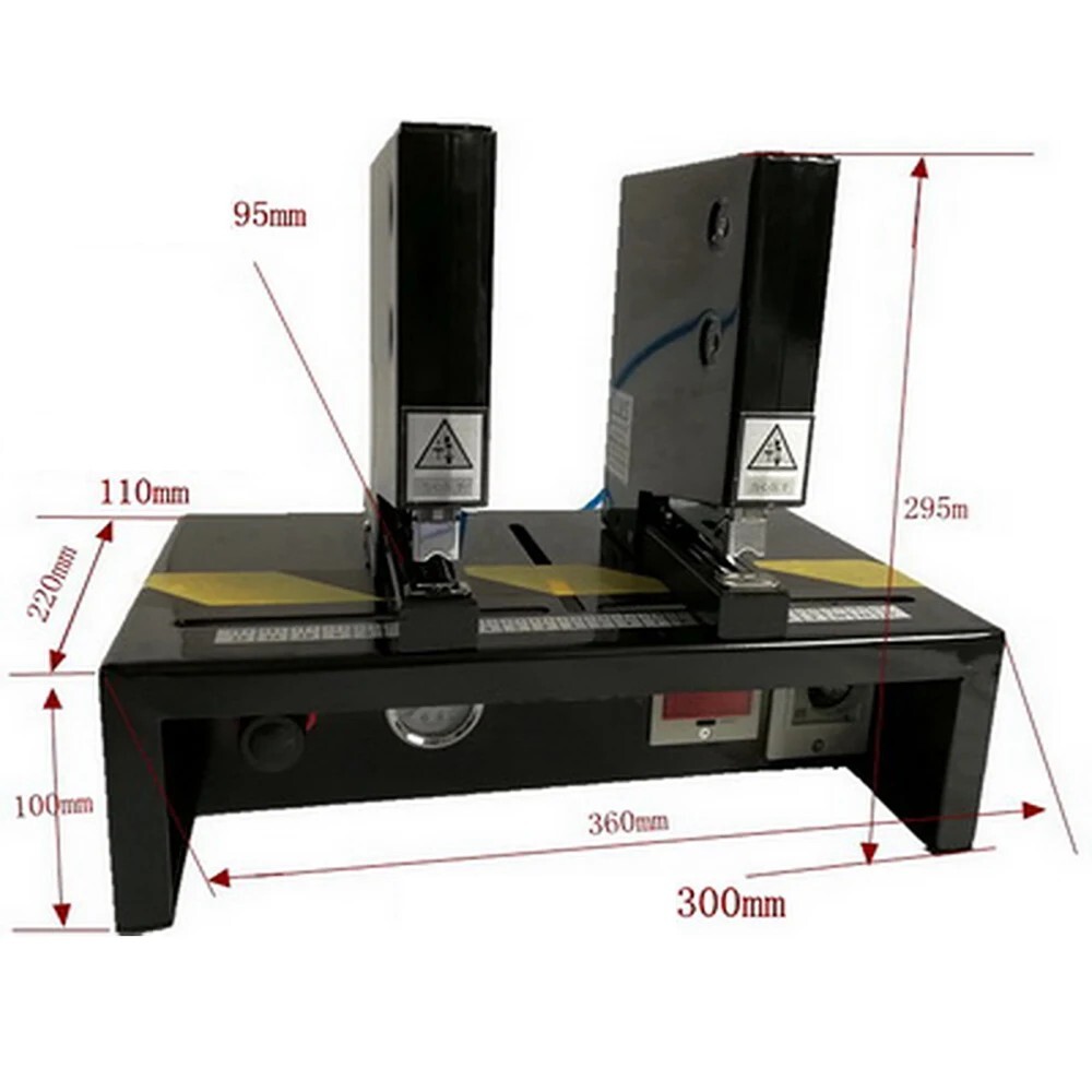 QD-P2 Pneumatic Double Head Automatic Stapler Industrial Auto Binding Machine