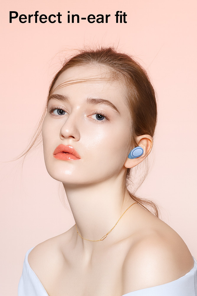 TWS Bluetooth Earbuds Waterproof Bluetooth 5.3 Headset Noise Cancelling Wireless