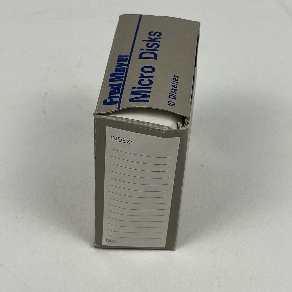 Fred Meyer MF2DD 3.5MM Diskette Double density 8 Disks