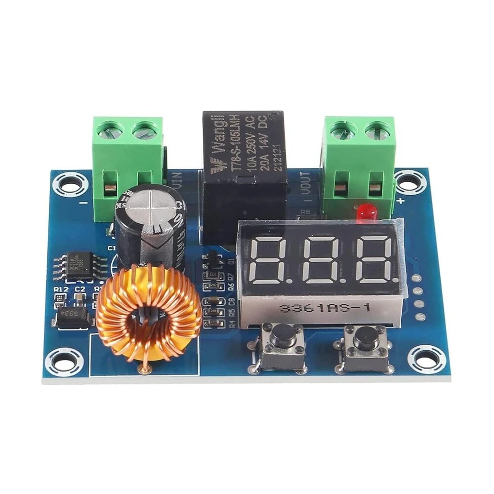 2 Pcs 12V-36V Battery Low Voltage cut off On Switch Controller Protection Module