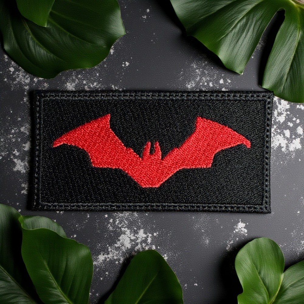 The Bat Embroidery Patch 2" X 4"