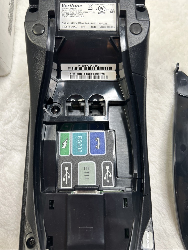 Verifone VX520 VX 520 Credit Card Machine Terminal Reader Untested