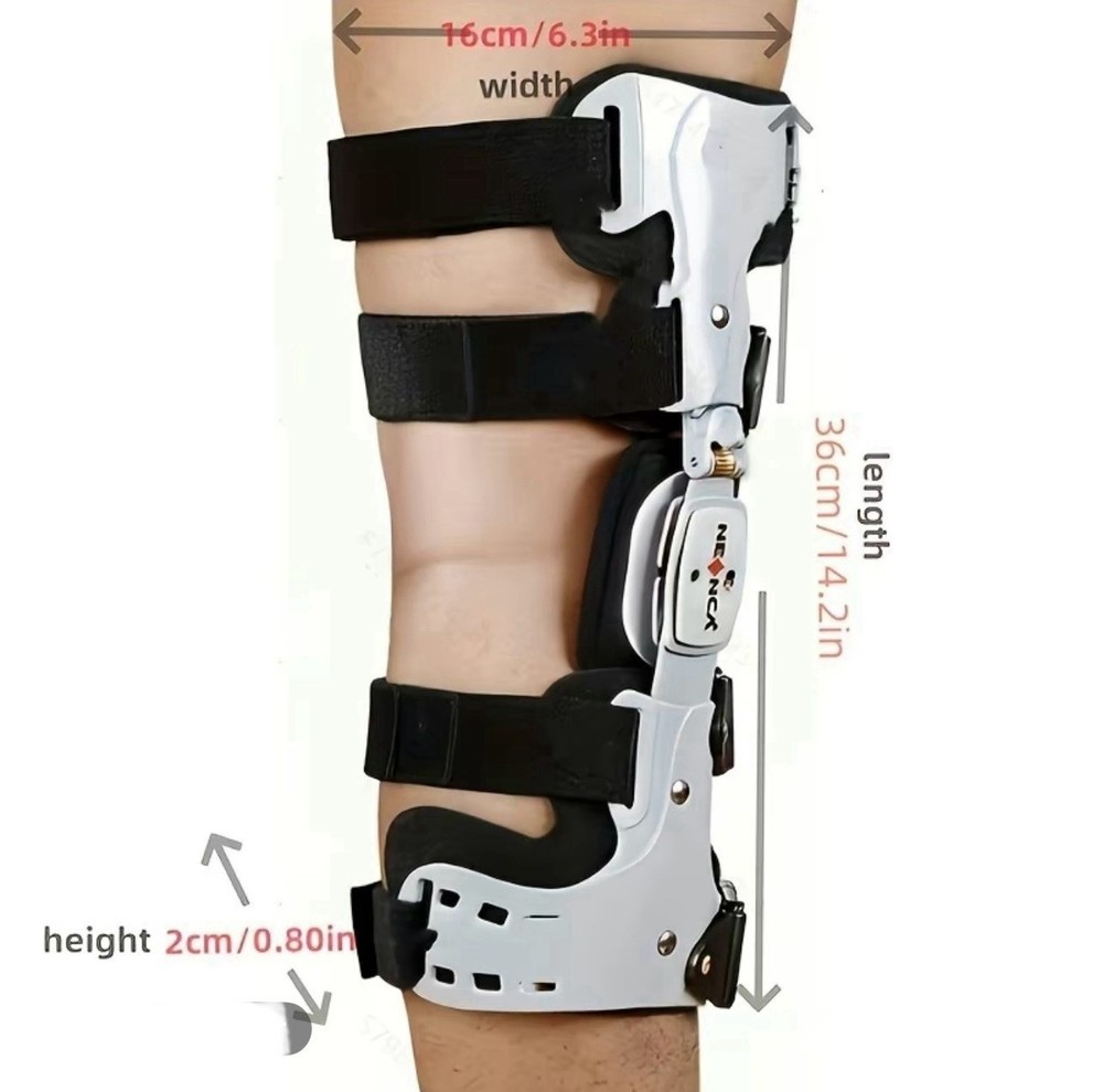 Adjustable Knee Brace For ACL, MCL, PCL Support Breathable ( Left Side)