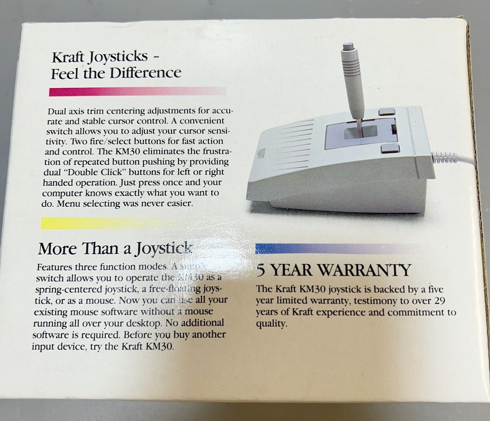 KRAFT KM30 MAC ABD Compatible Joystick New in Box