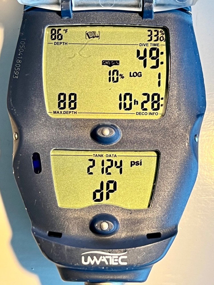 Scubapro Uwatec Smart Com Dive Computer, 54 logged dives, 83% battery, full set