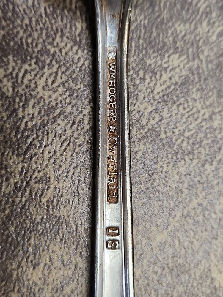 Wm Rogers Overlaid IS Treasure Pattern Silverplate Teaspoon