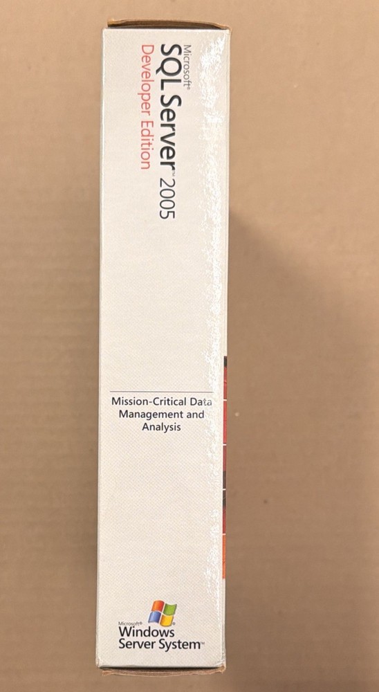 Microsoft SQL Server 2005 Developer Edition_Server System. Factory Sealed