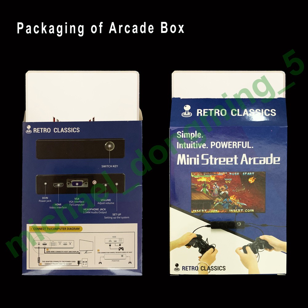 4260 Games 720P Pandora's Box DX Mini Arcade with Wired Controller Controller