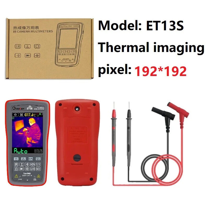​Thermal Imager Multimeter 2IN 1 192*192 Digital Touch Screen Voltmeter USB PC C