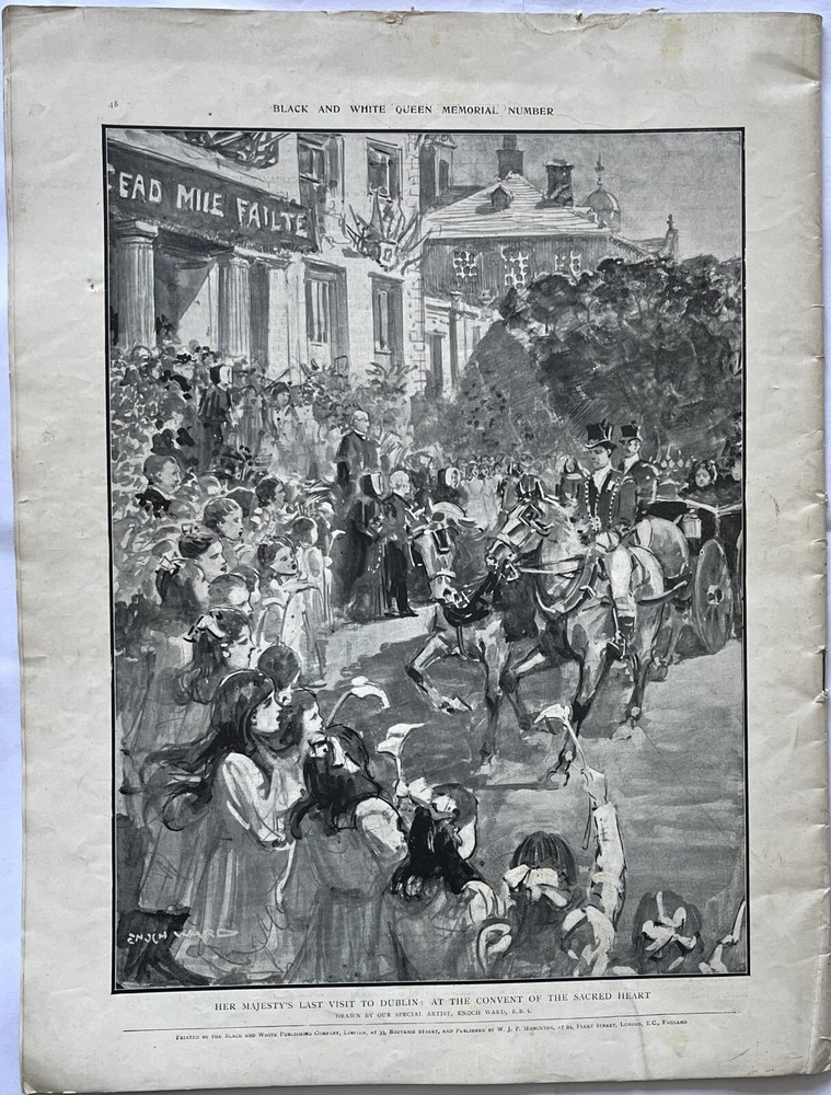 1901 Black & White Queen Memorial Number (AB)