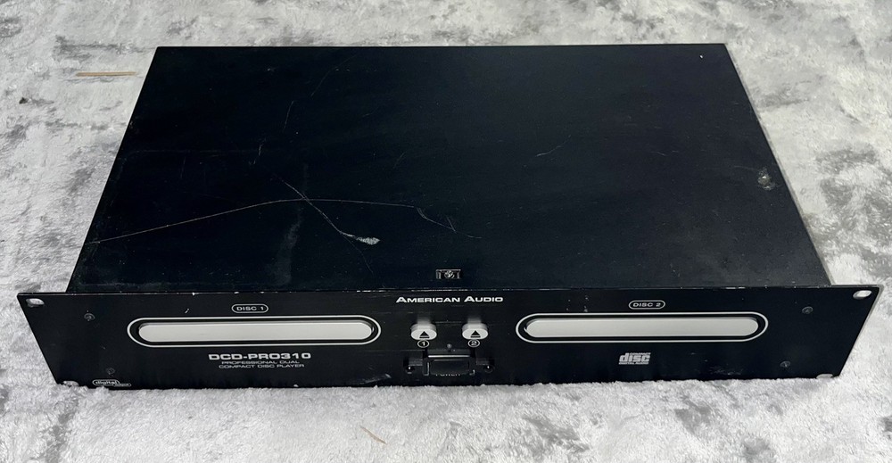 American Audio DCD-PRO310 DJ Dual CD Player, Player Component Only -Works!