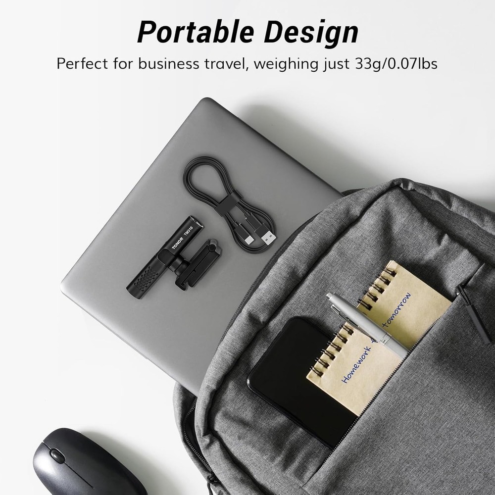 TONOR USB Conference Microphone for Laptop, Adjustable Computer PC Mic