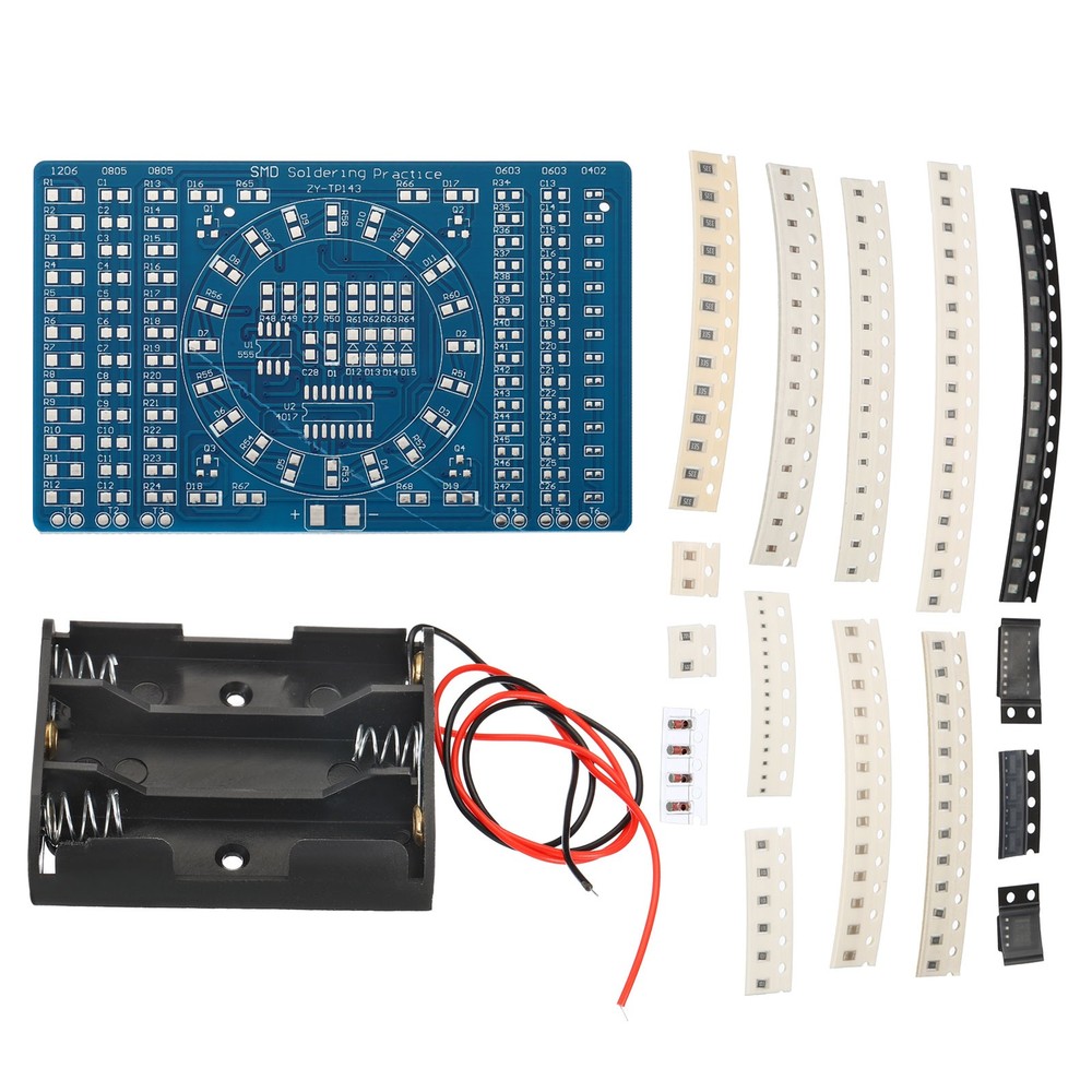 Soldering Practice Board, 2 Set Electronics Kit Prototype PCB Board DIY Circuit