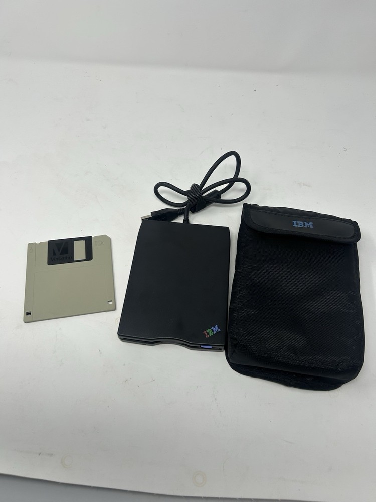 IBM 3.5" Floppy Diskette Drive Portable USB External Model FD-05PUB Tested