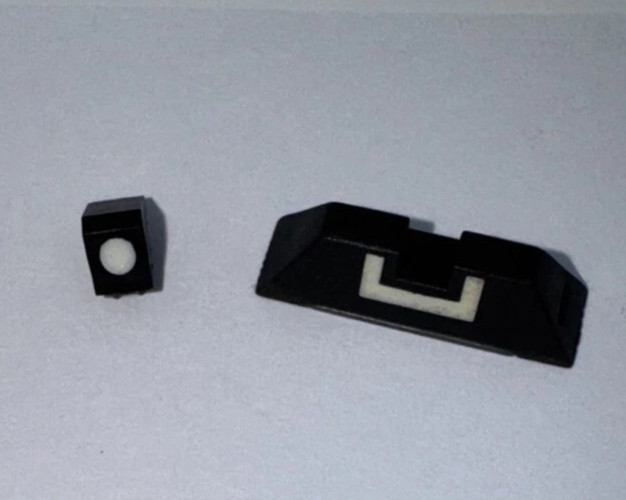 Glock OEM Polymer Front and Rear Sight