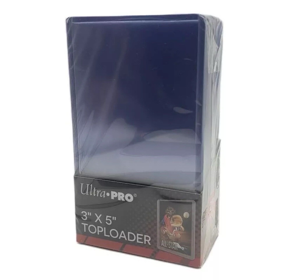 (25-Pack) Ultra Pro 3" x 5" Toploaders Card Holder 3x5 Tall Rigid Topload