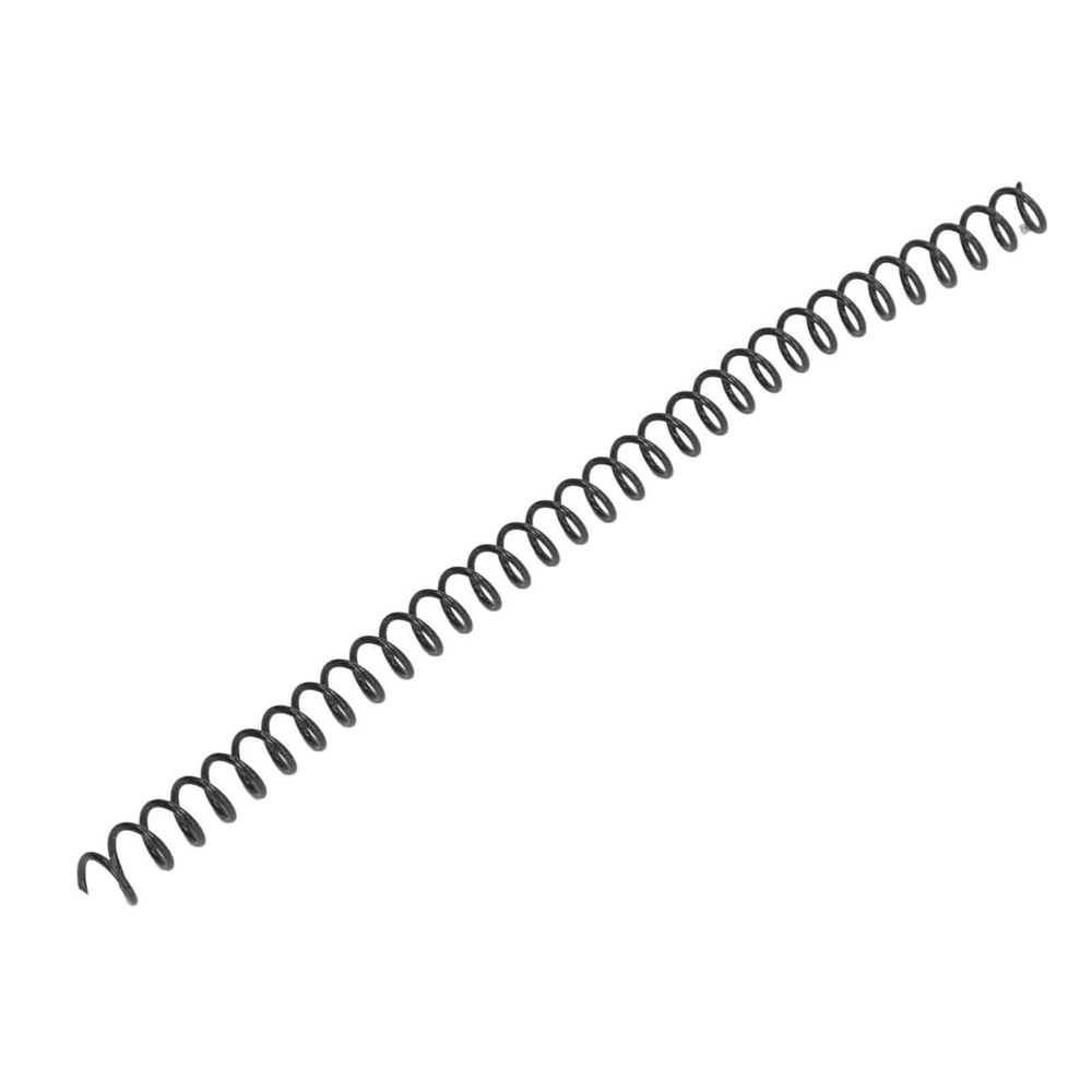 (Black)20Pcs Spiral Binding Coils 30 Sheet Capacity ABS Plastic Spiral Binding❀