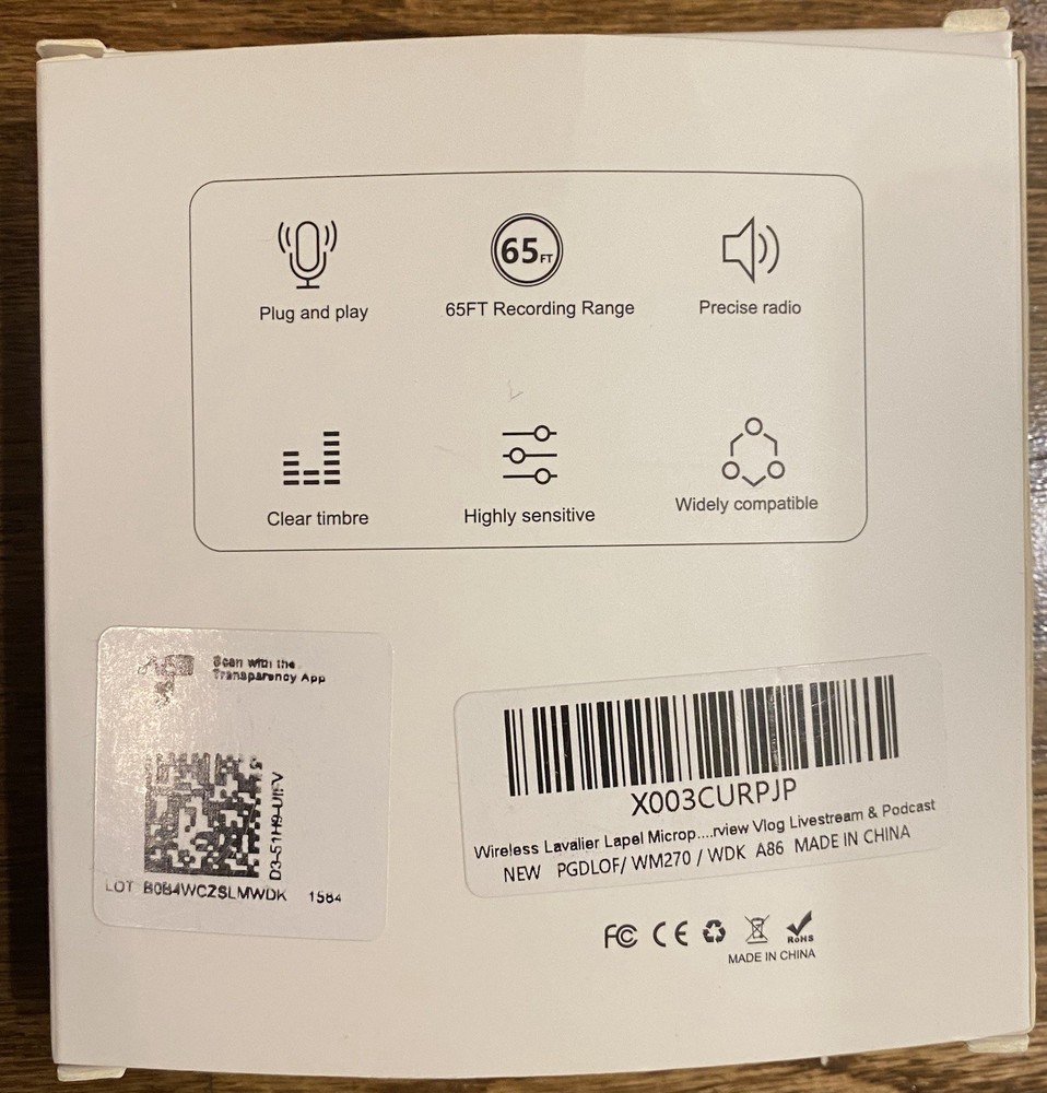 wireless microphone clips iphone