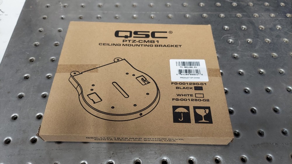 QSC Ceiling Mount Bracket PTZ-CMB1 - BLACK FG-001280-01