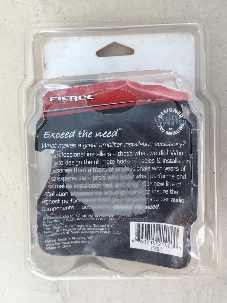 Fierce Audio FIGLI Performance Series Ground Loop Isolator 2CH RCA Input/ Output