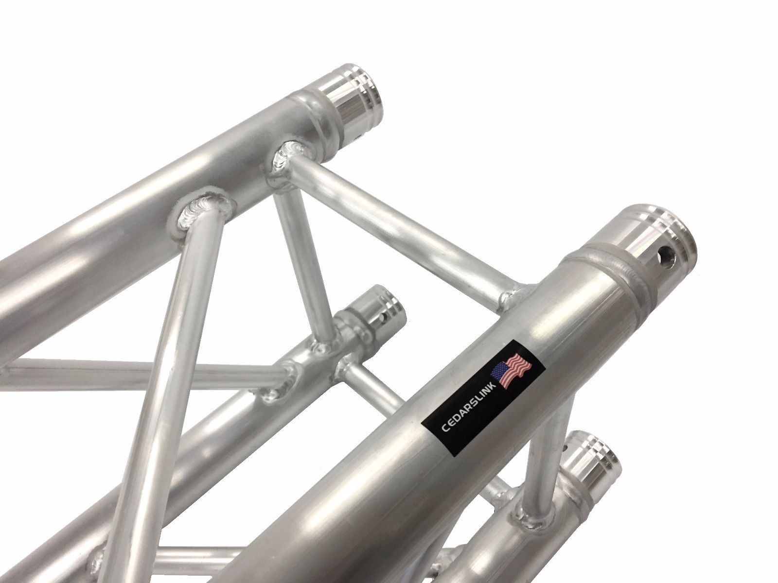 6.56FT (2 METERS) STRAIGHT SQUARE ALUMINUM TRUSS SEGMENT FOR PRO AUDIO LIGHTING