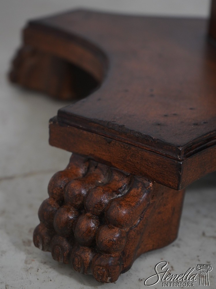 L69285: MAITLAND SMITH Attributed Marble Top Continental Occasional Table