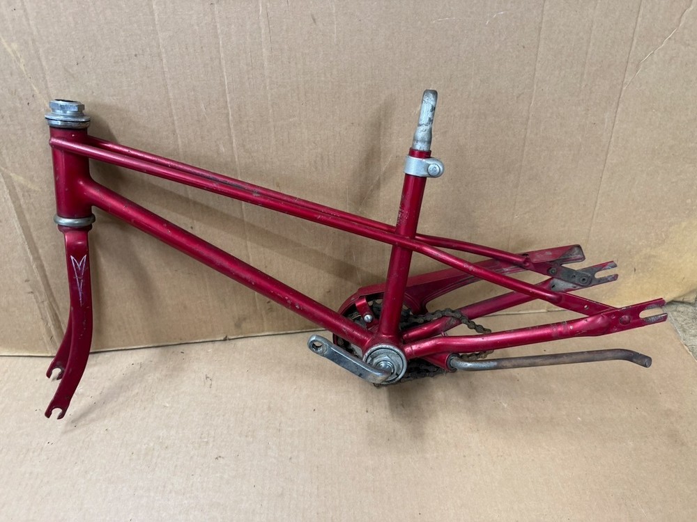 Schwinn Pixie II 16" Red 1970's Bicycle Frame Set