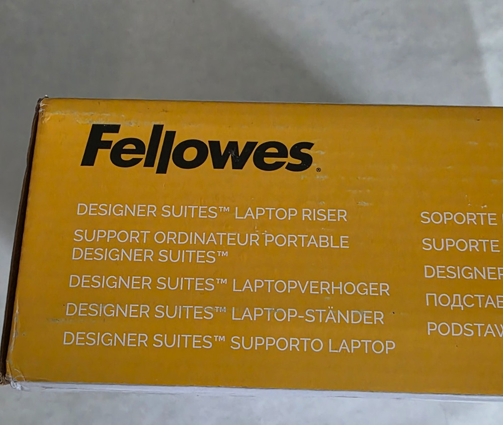 Fellowes Designer Suites Laptop Riser in Black