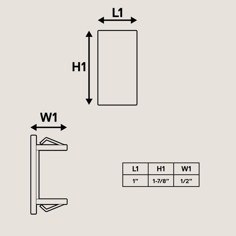 Rocker Switch Panel Cover for Empty Slot