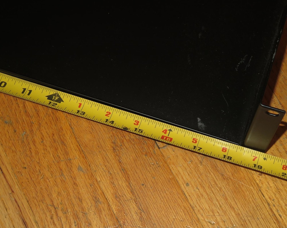 Middle Atlantic Products 2U 19" x 14.5" Solid Bottom Rackmount Shelf - U2 Black