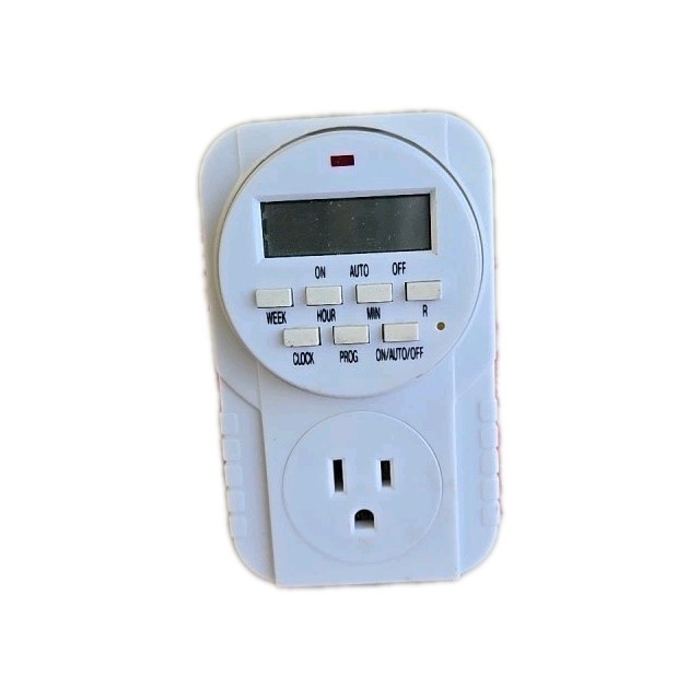 BrightTown Digital Timer 7-Day Grounded, Single Outlet FD60