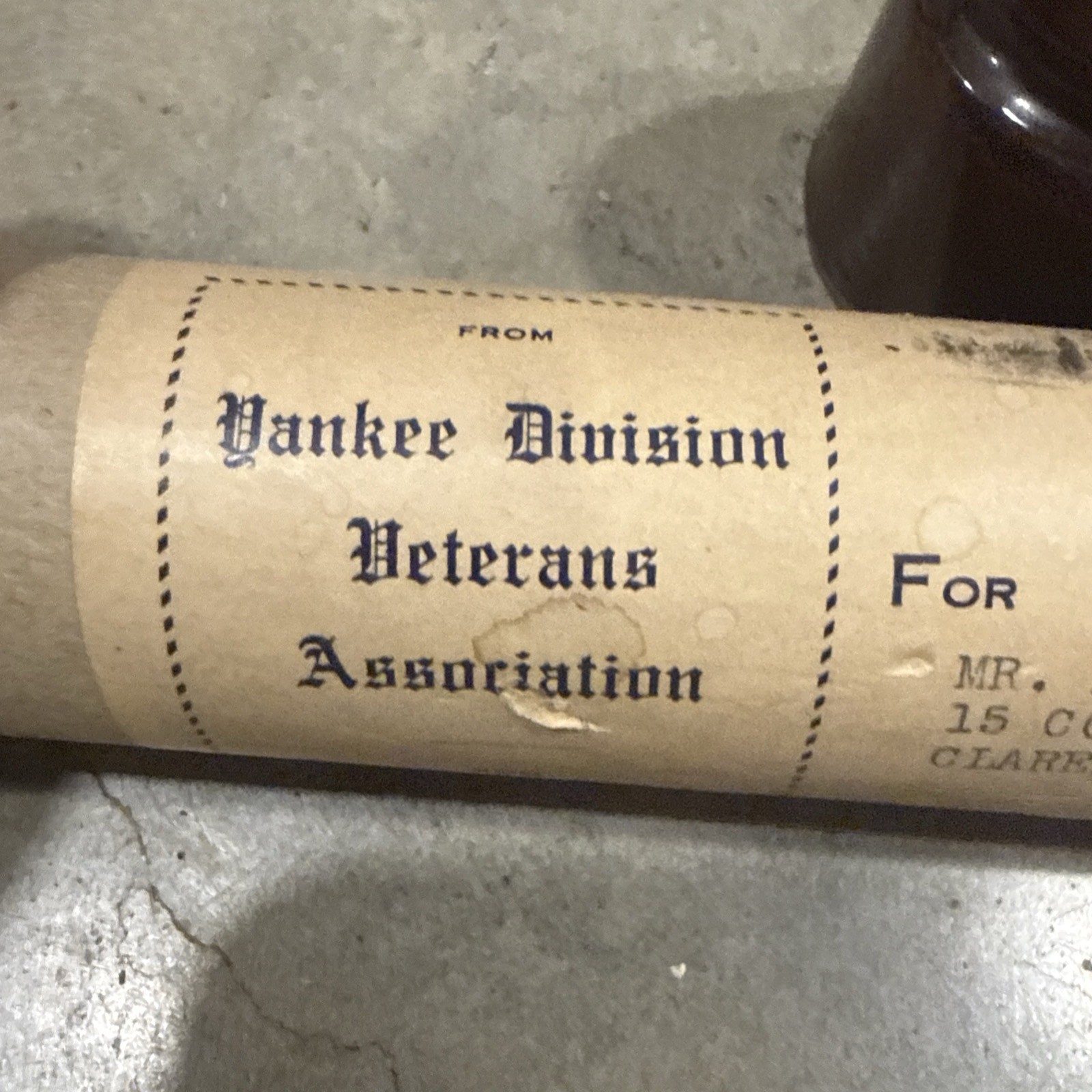 WWI US War Department Certificate of Service Forrest Campbell Chief of Ordnance