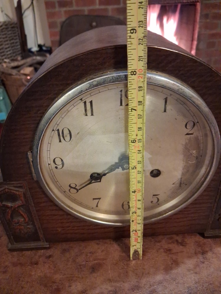 Vintage Mantle Clock, Not Working, No Key, Please Read Description