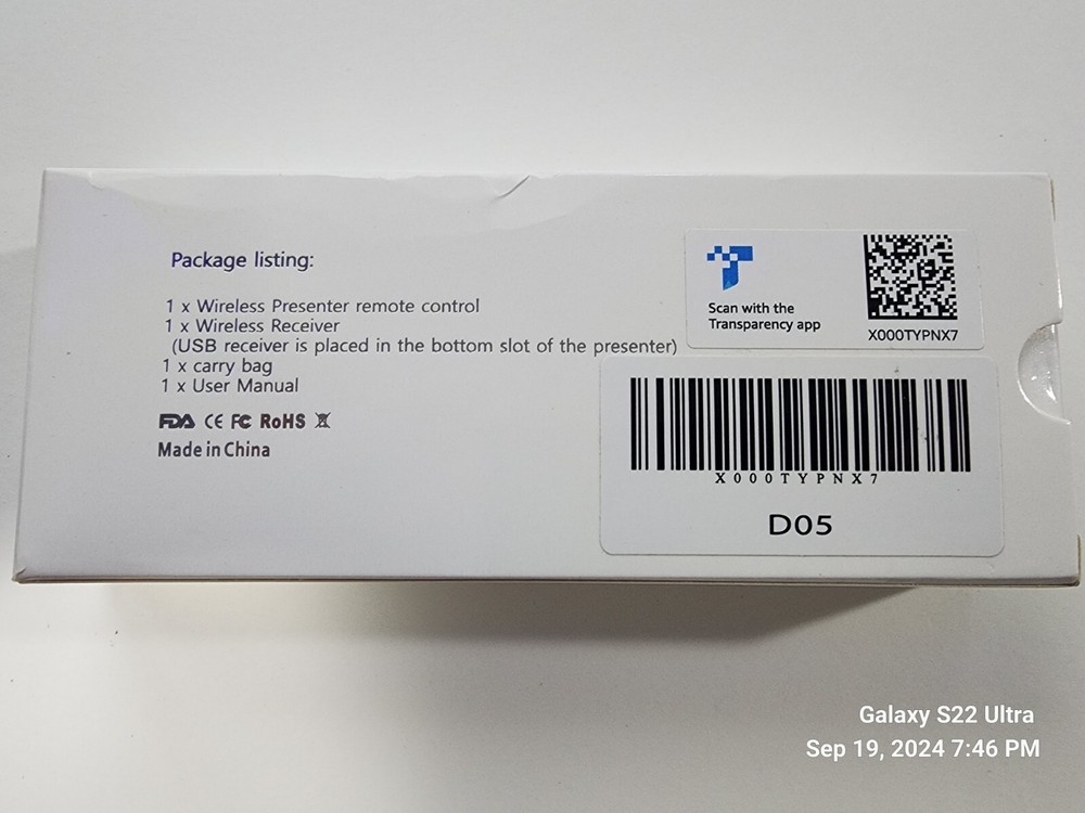 Dino Wireless Presenter D05 (240919718