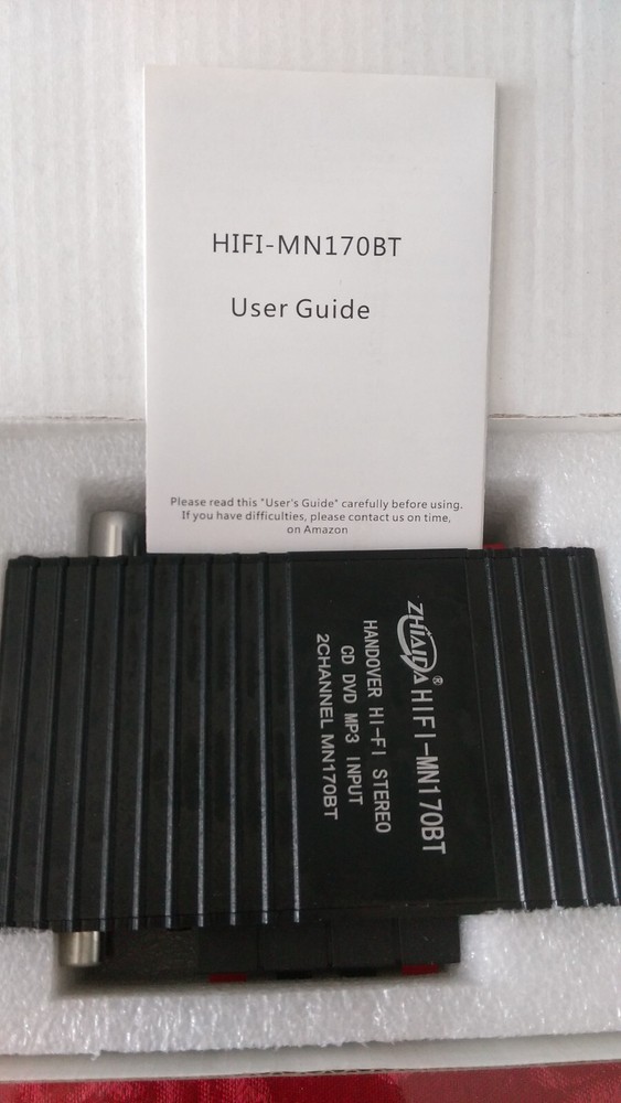 Wireless Audio Amplifier, HIFI-MN170BT, 2.0 Digital Power Amplifier, BLUETOOTH