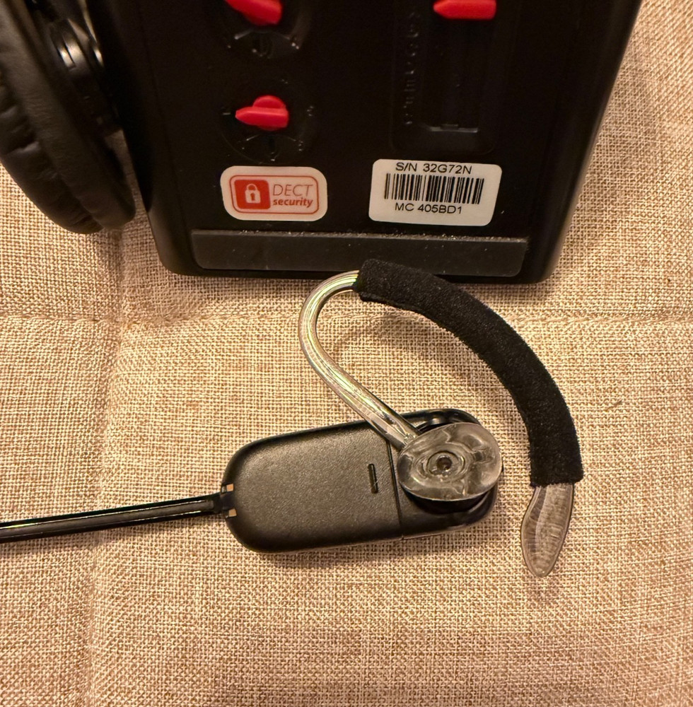 PLANTRONICS Poly CS540 Wireless DECT2 Headset Black,