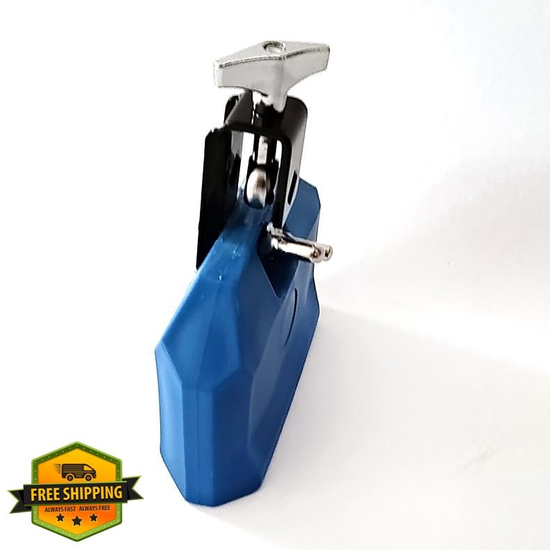 Plastic Musical Jam Block, Hand Percussion, Blue
