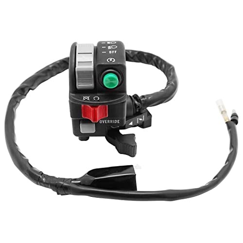 Handlebar Control Switch Button Start Stop Headlight Override for Kawasaki