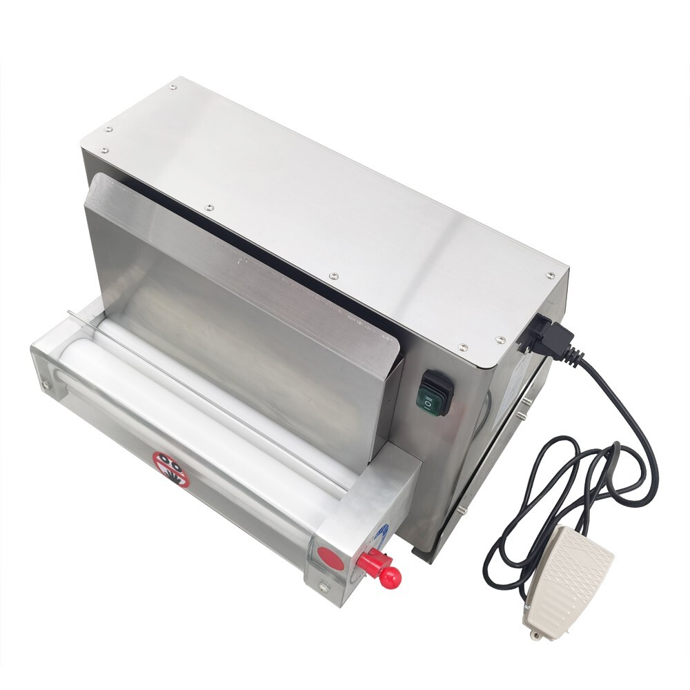 110V Automatic Pizza Making Rolling Machine Electric Pizza Dough Roller Sheeter