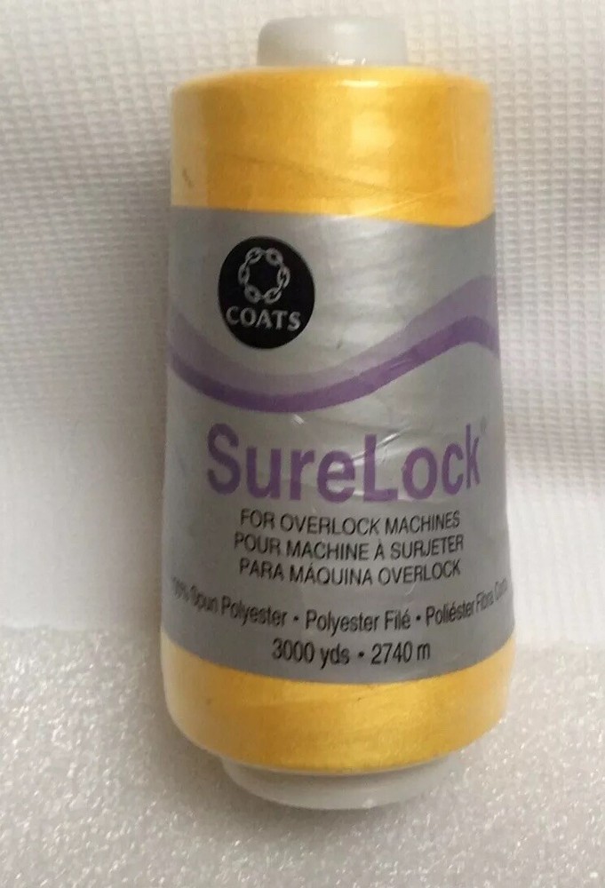 Surelock Overlock Thread 3000 Yards Spark Gold 0162
